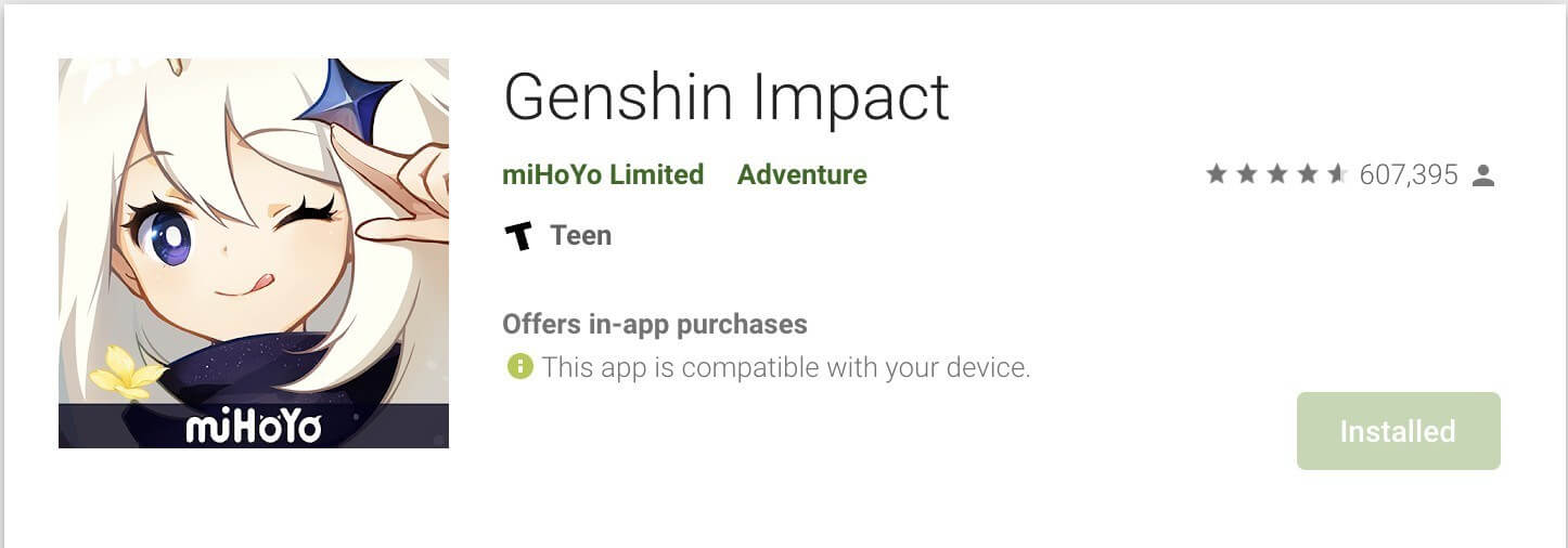 Update Genshin Impact trên Android 