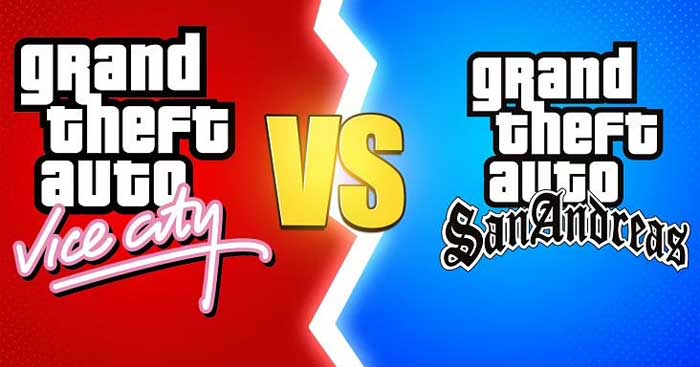 So sánh GTA San Andreas và GTA Vice City