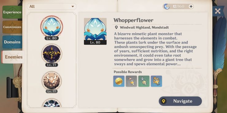 Boss Whopperflower trong Genshin Impact