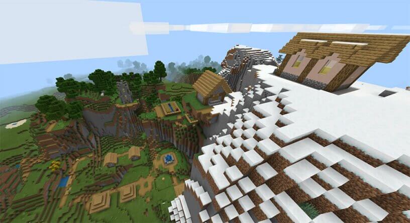 Seed ngôi làng trên núi tuyết